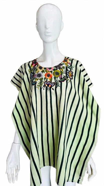 Vintage Patzun Huipil | Handwoven Guatemalan Embroidered Tunic