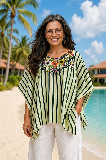 Vintage Patzun Huipil | Handwoven Guatemalan Embroidered Tunic