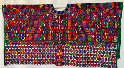 Vintage Ceremonial Huipil from Nebaj, Guatemala