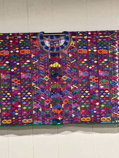 Vintage Ceremonial Huipil from Nebaj, Guatemala