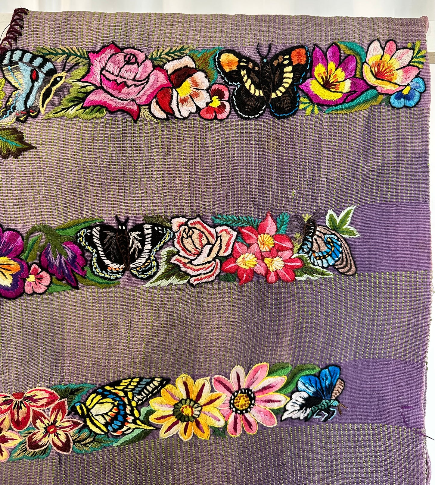 Vintage Handwoven Huipil from Santiago Atitlan, Guatemala