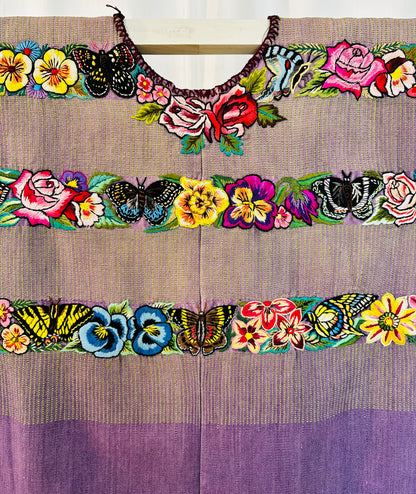 Vintage Handwoven Huipil from Santiago Atitlan, Guatemala