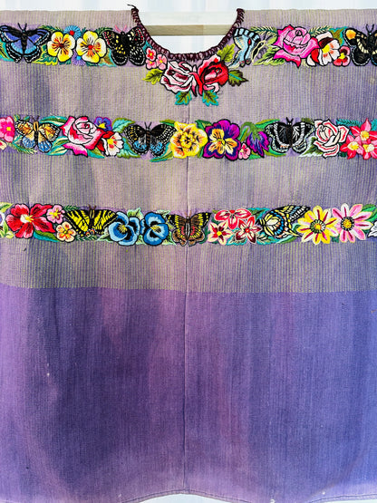 Vintage Handwoven Huipil from Santiago Atitlan, Guatemala