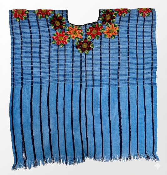 Vintage Handwoven Huipil from Santa Lucia Utatlan, Guatemala