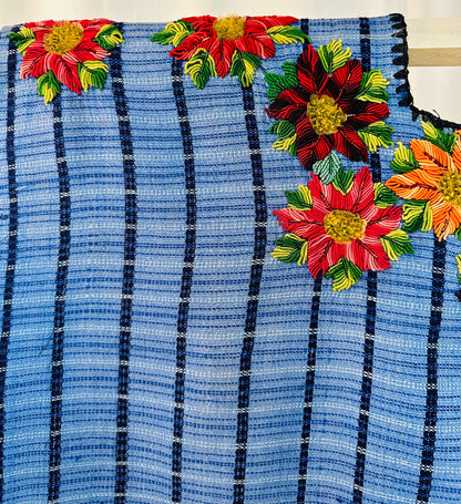 Vintage Handwoven Huipil from Santa Lucia Utatlan, Guatemala