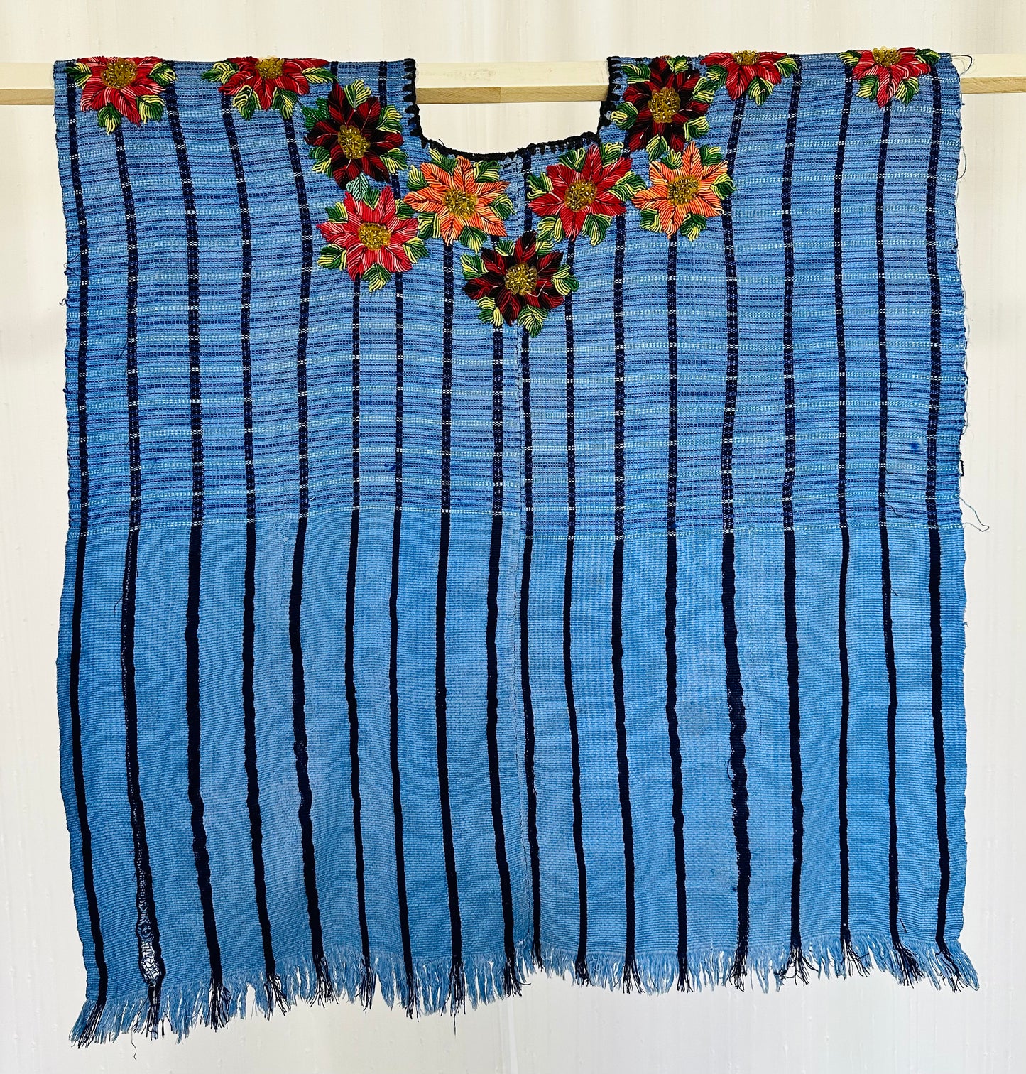 Vintage Handwoven Huipil from Santa Lucia Utatlan, Guatemala