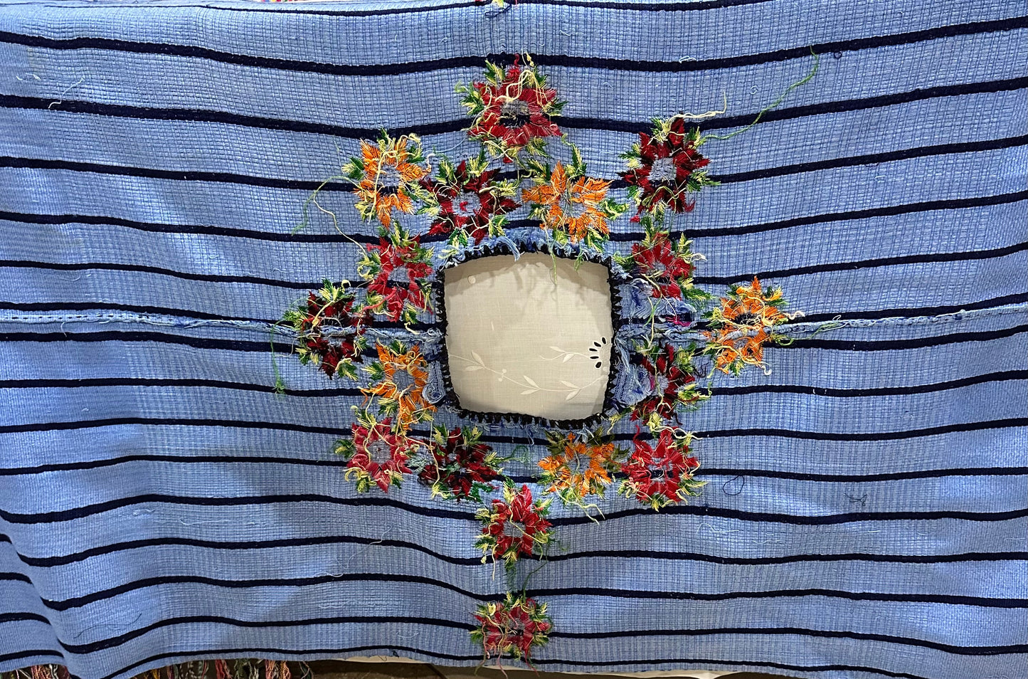 Vintage Handwoven Huipil from Santa Lucia Utatlan, Guatemala