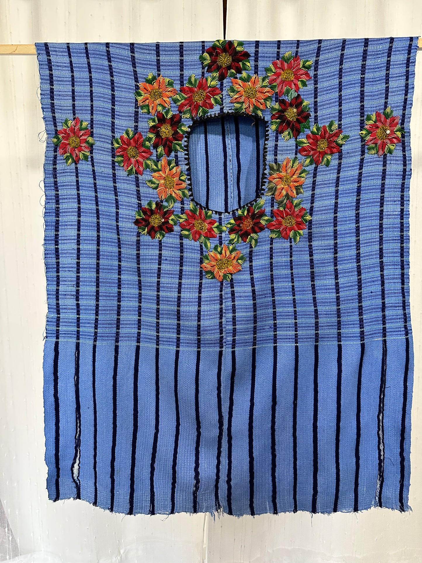 Vintage Handwoven Huipil from Santa Lucia Utatlan, Guatemala