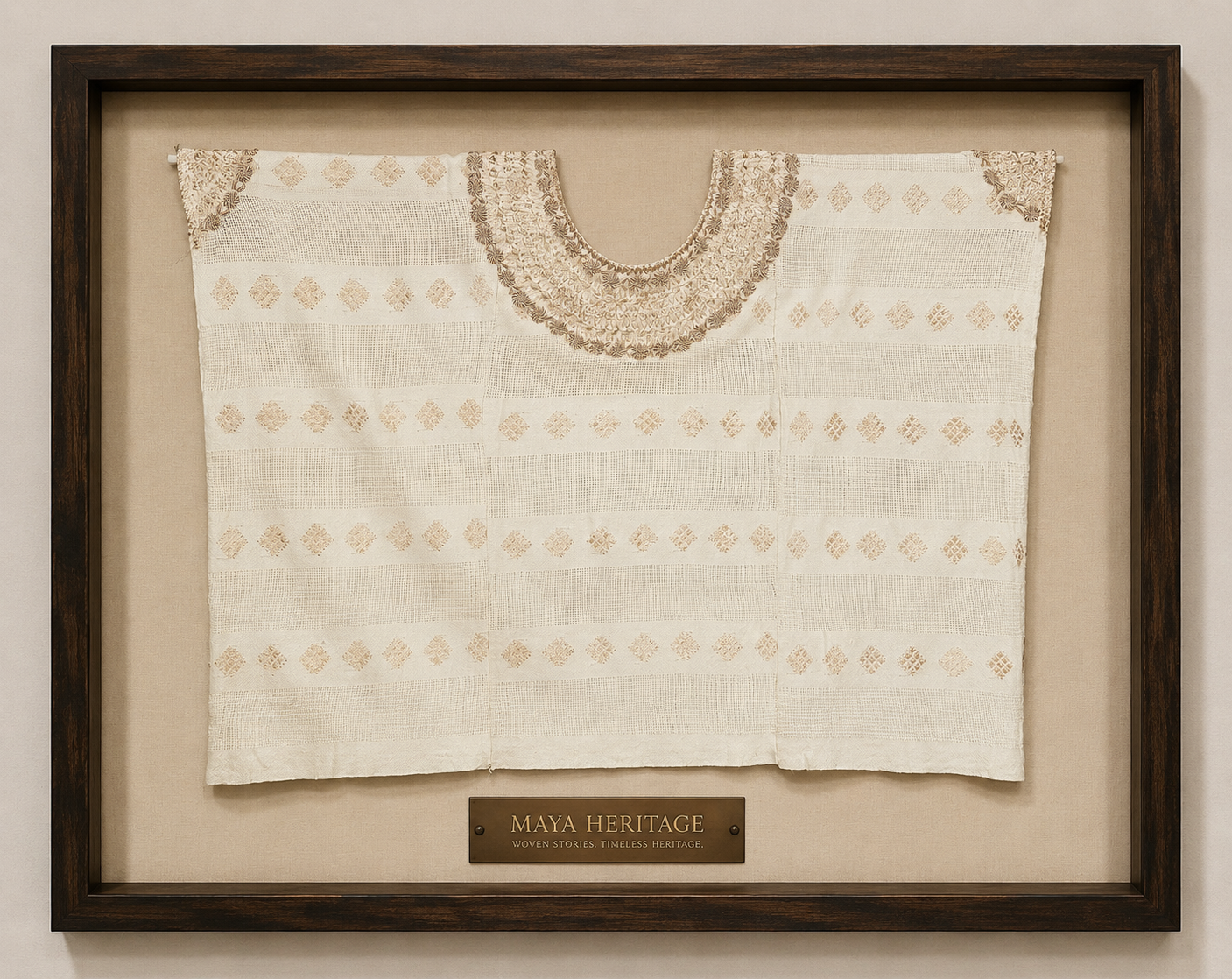 Vintage Handwoven Huipil from Coban, Alta Verapaz