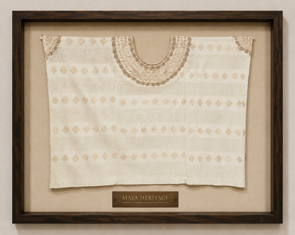 Vintage Handwoven Huipil from Coban, Alta Verapaz