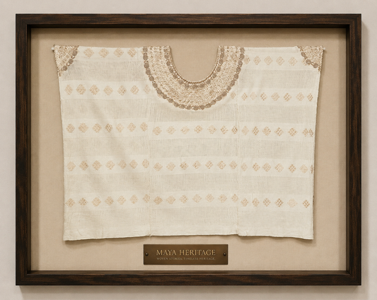 Vintage Handwoven Huipil from Coban, Alta Verapaz
