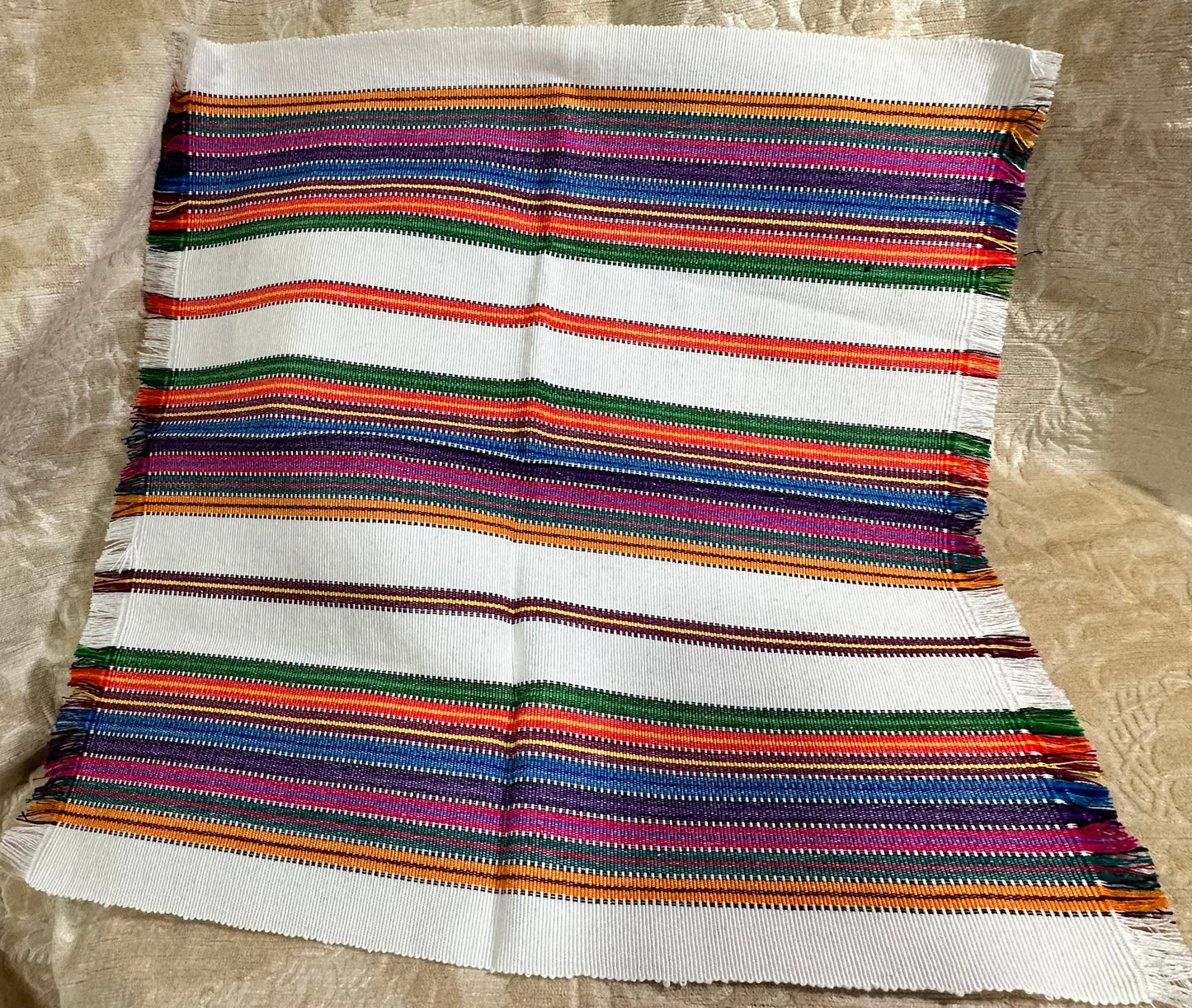 Handwoven Guatemalan Bread Basket Napkin