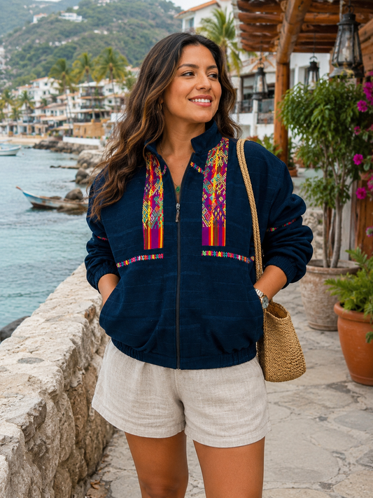 Guatemalan Artisan Cotton Jacket