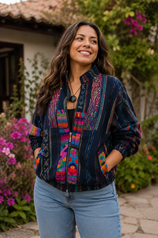 Guatemalan Artisan Cotton Jacket