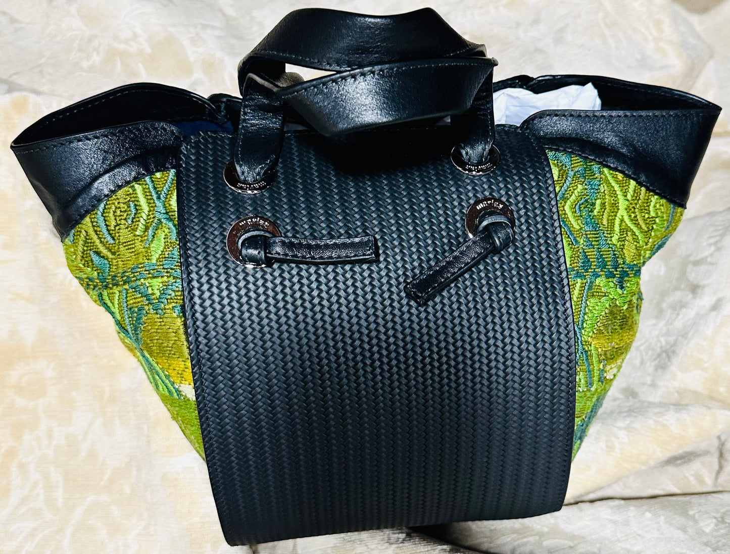 Luxury Guatemalan Leather & Huipil Handbag | Handmade Artisan Statement Bag