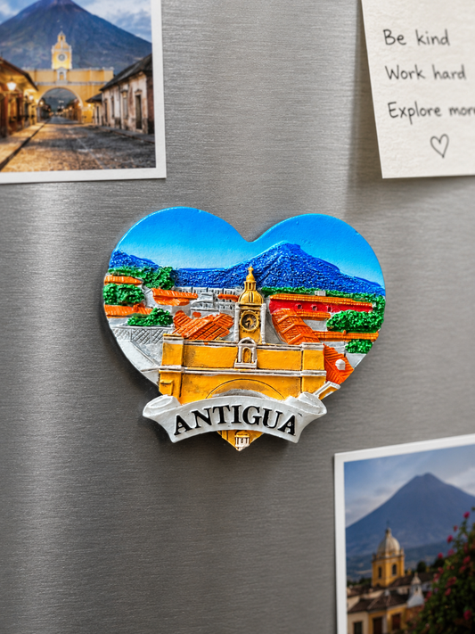 Antigua Guatemala Heart Souvenir Magnet