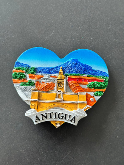 Antigua Guatemala Heart Souvenir Magnet