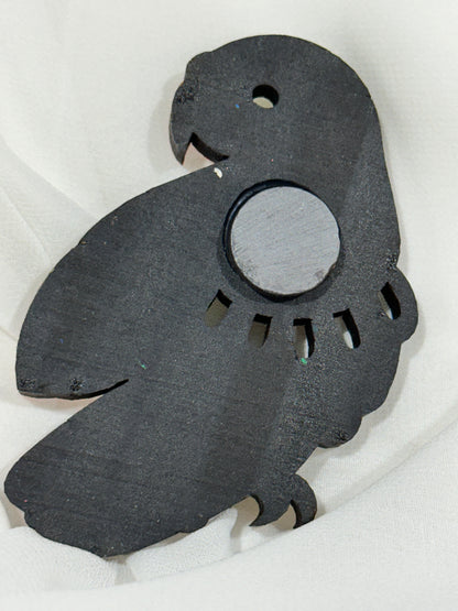 Hand Painted Wooden Guatemala Parrot Magnet