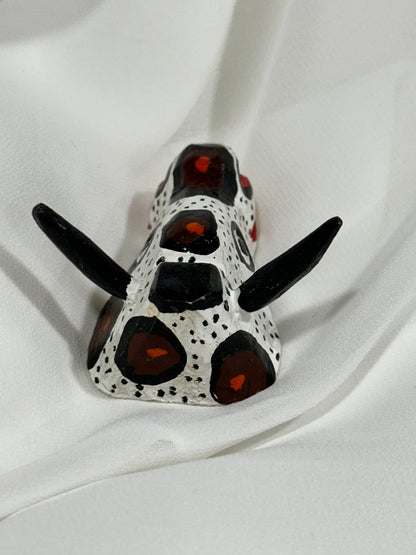 Handcrafted Cow Head Magnet | Guatemalan Folk Art