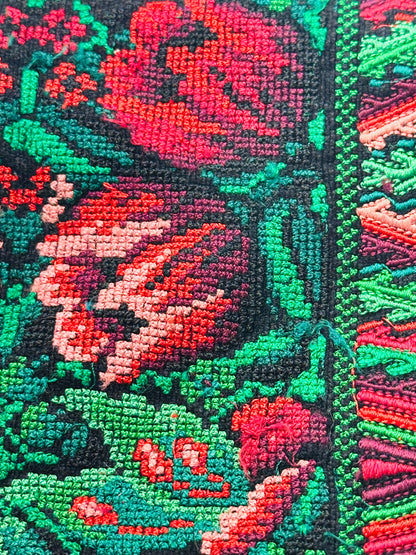 Handwoven Guatemalan Embroidered Cosmetic Bag | Artisan Clutch Pouch
