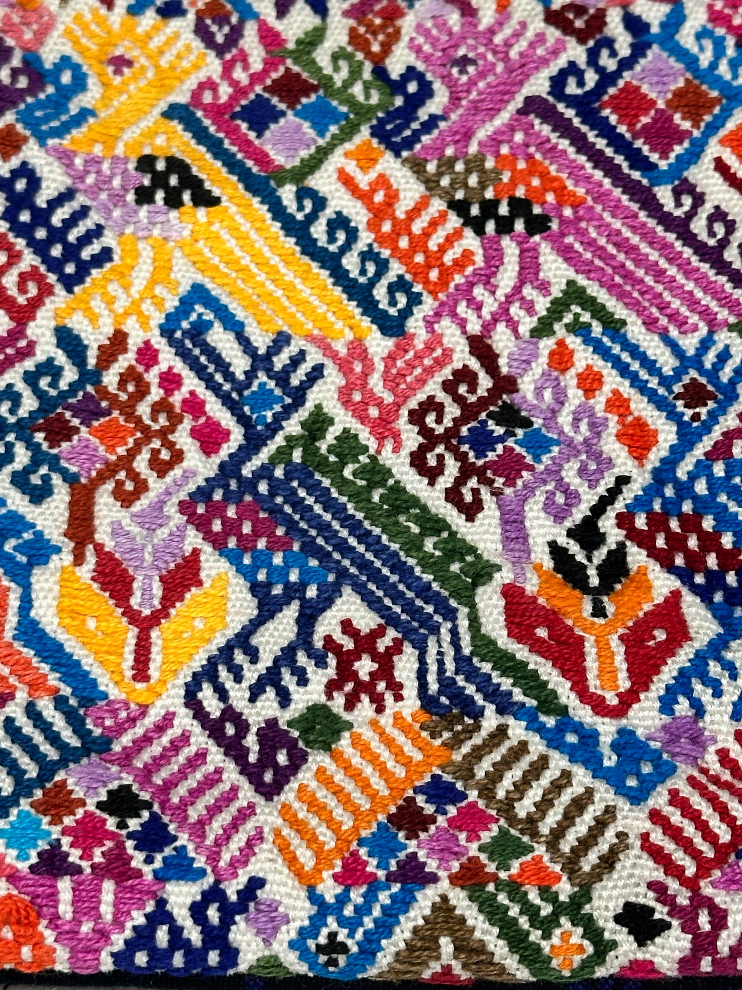 Handcrafted Guatemalan Embroidered Cosmetic Bag | Artisan Clutch Pouch