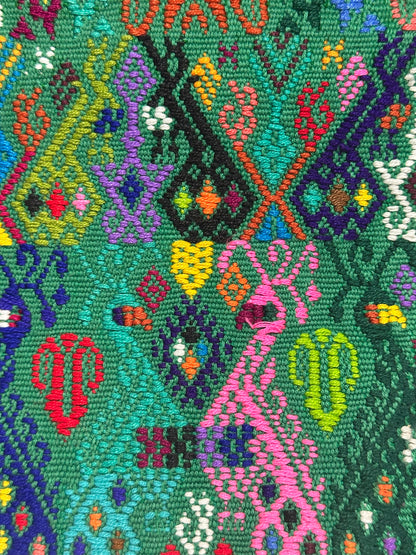 Vintage Guatemalan Huipil Cosmetic Pouch