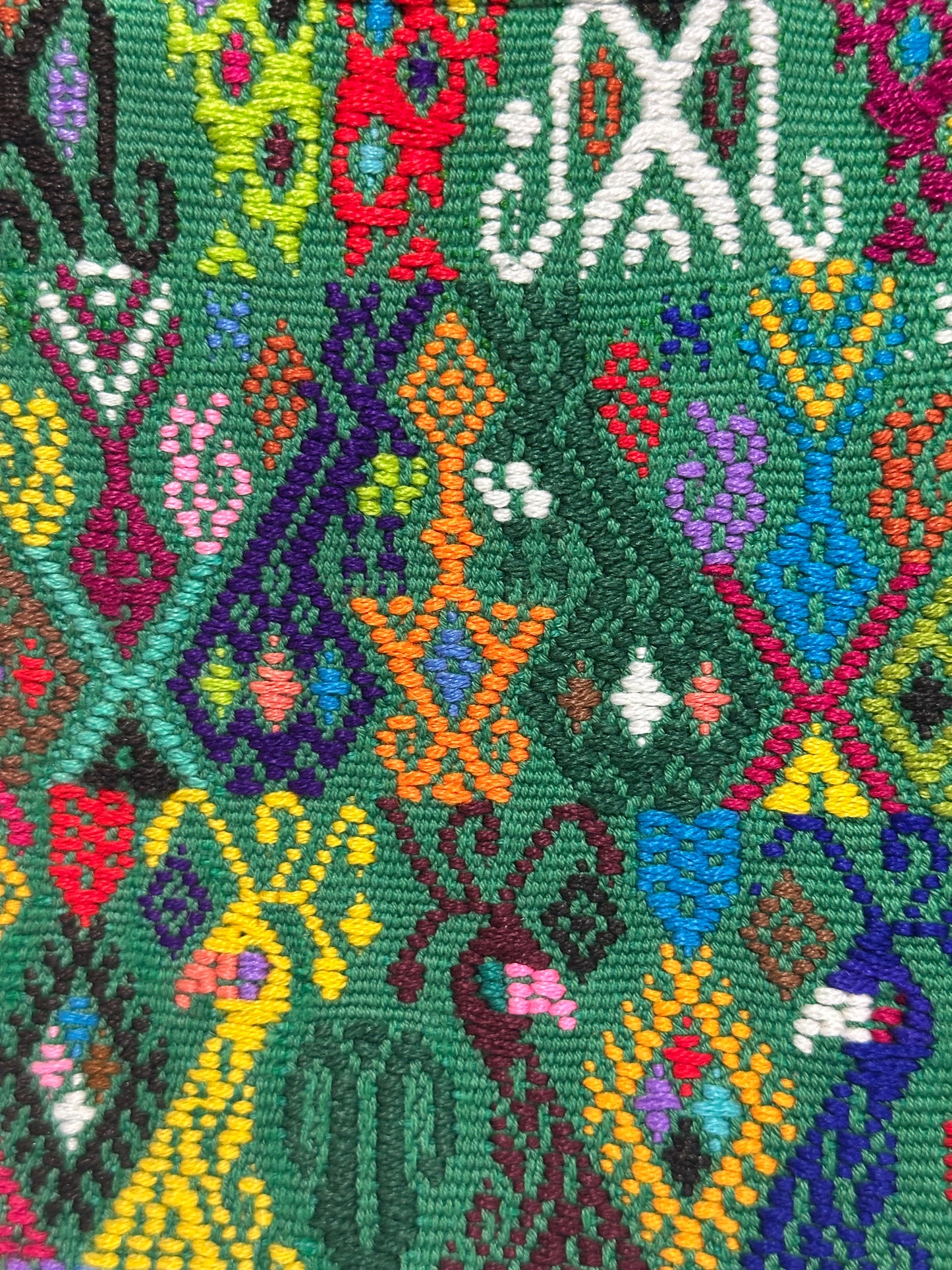 Vintage Guatemalan Huipil Cosmetic Pouch