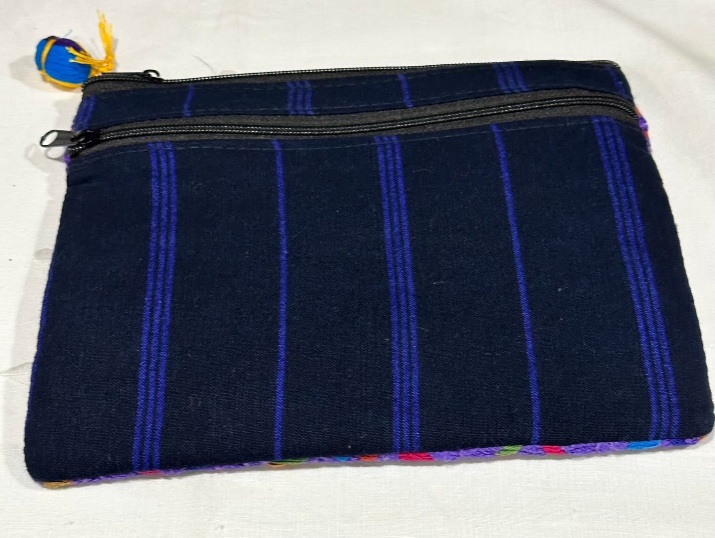 Handwoven Guatemalan Artisan Cosmetic Bag |Clutch Pouch