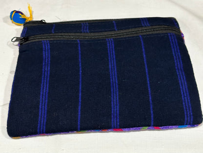 Handwoven Guatemalan Artisan Cosmetic Bag |Clutch Pouch