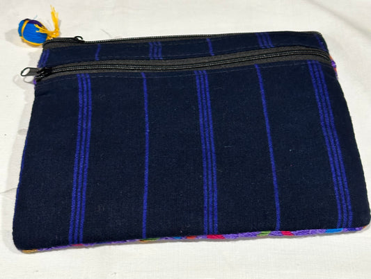 Handwoven Guatemalan Artisan Cosmetic Bag |Clutch Pouch
