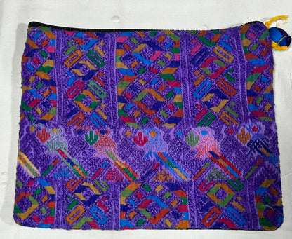 Handwoven Guatemalan Artisan Cosmetic Bag |Clutch Pouch
