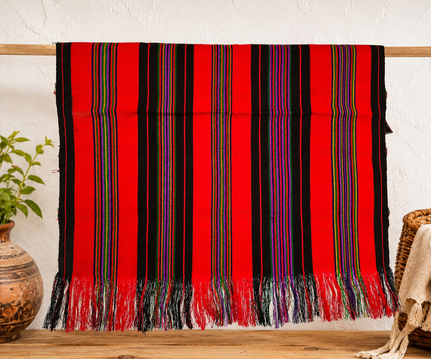 Handwoven Guatemalan Decorative Napkin | Small Textile Accent