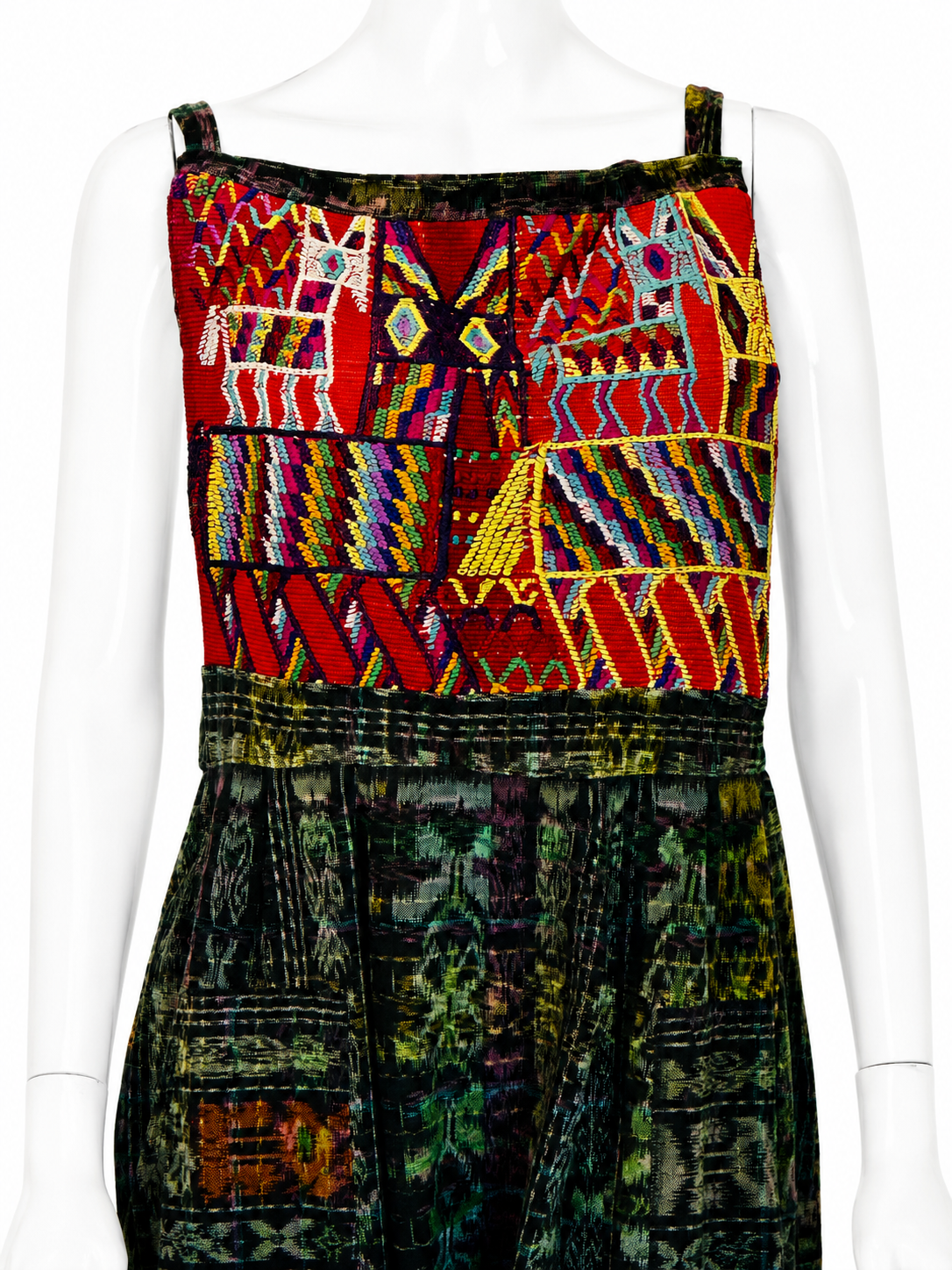 One of a Kind Guatemalan Embroidered Jumpsuit | Handwoven Artisan Boho Luxe Fashion | 100% Cotton