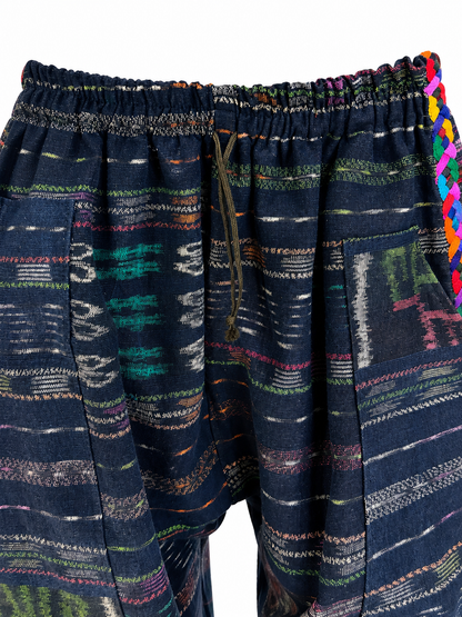 Handwoven Artisan Cotton Pants | Relaxed Fit