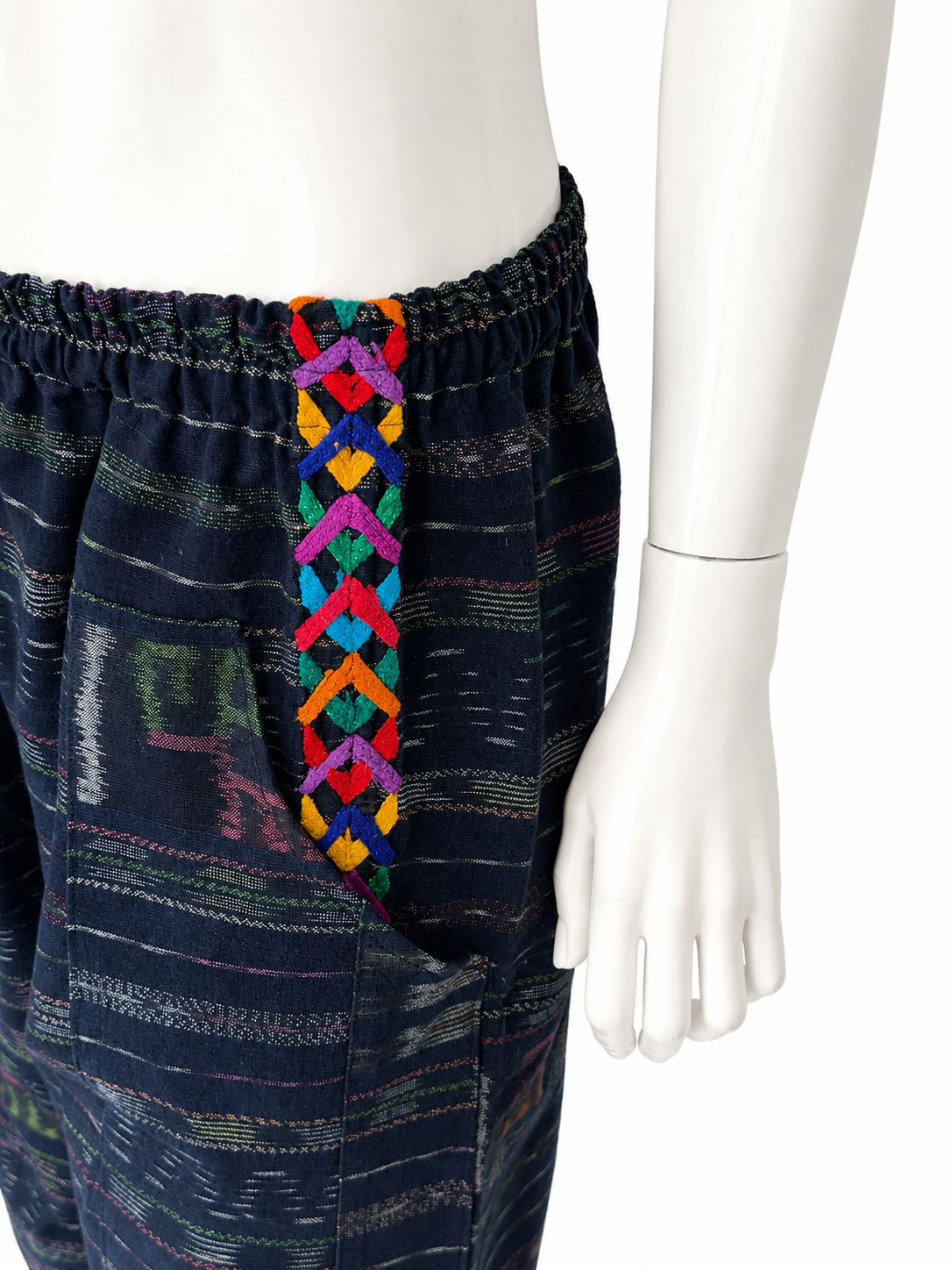 Handwoven Artisan Cotton Pants | Relaxed Fit