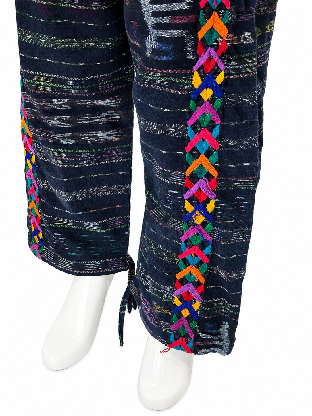 Handwoven Artisan Cotton Pants | Relaxed Fit
