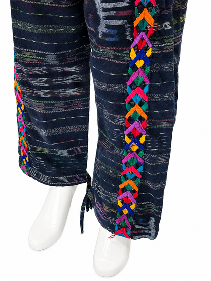 Handwoven Artisan Cotton Pants | Relaxed Fit