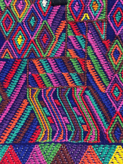 Handcrafted Padded Laptop Bag | Guatemalan Textile | Embroidered Design