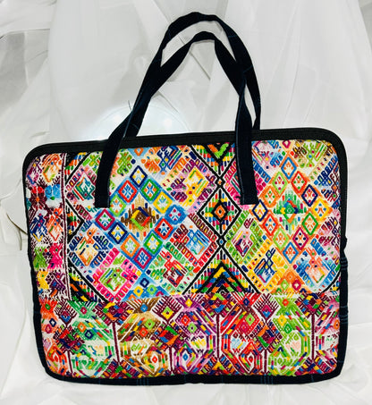Handcrafted Padded Laptop Bag | Guatemalan Textile