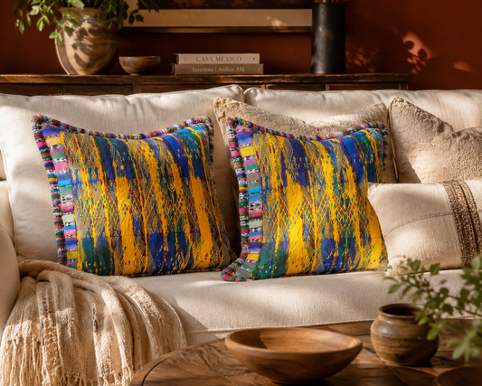 Handwoven Guatemalan Artisan Pillow Cover