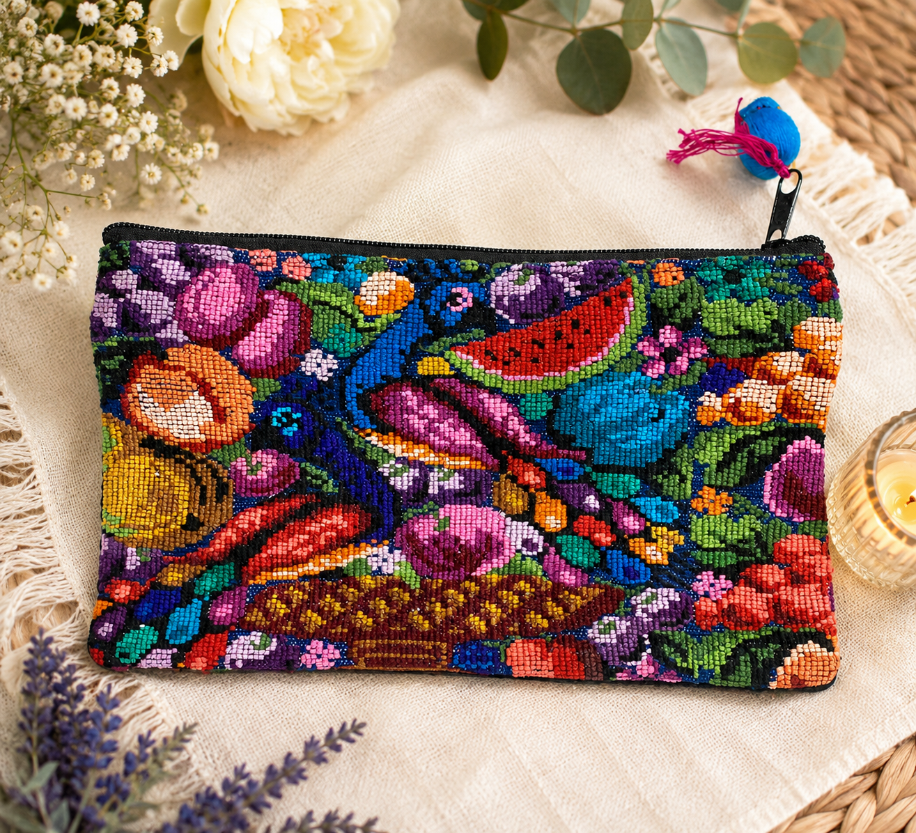 Guatemalan Artisan Cosmetic Bag