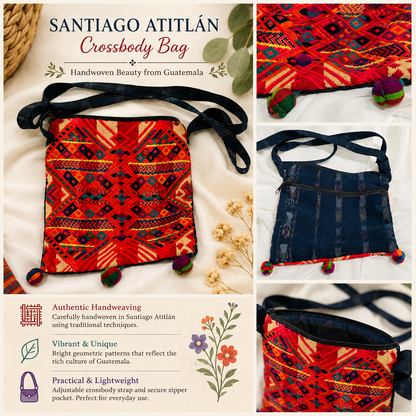 Handwoven Santiago Atitlan Crossbody Bag
