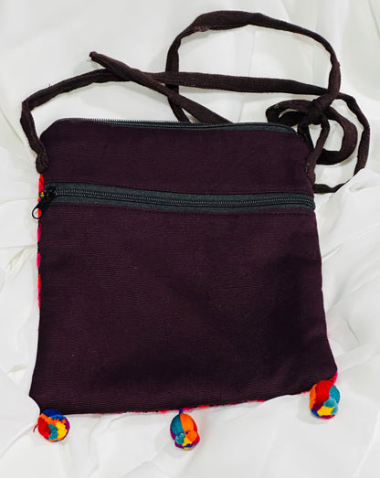 Vibrant Artisan Textile Shoulder Bag