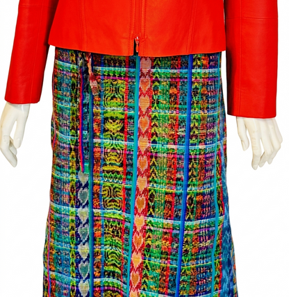 Handwoven Guatemalan Wraparound Skirt | 100% Cotton Artisan Made