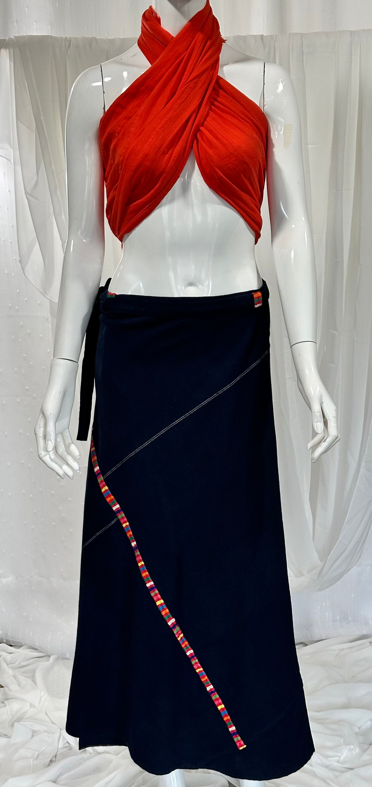 Maya Heritage WrapAround Skirt | Handcrafted Elegance from Guatemala