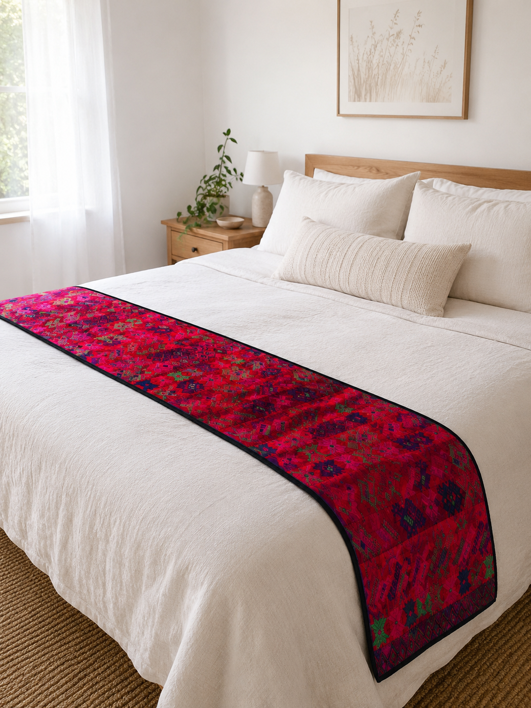 Vintage Handwoven Maya Textile Runner | Chichicastenango, Guatemala