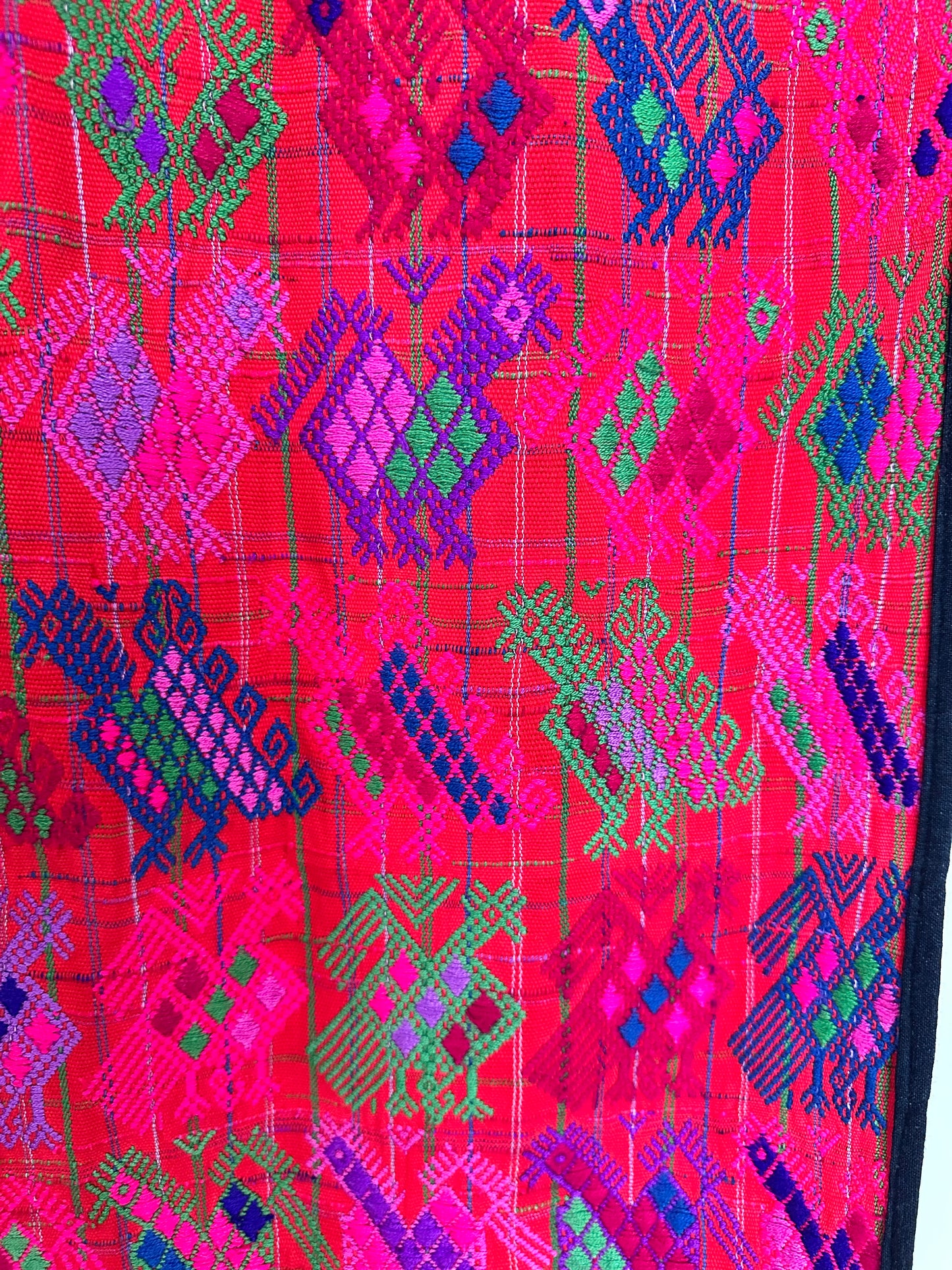 Vintage Handwoven Maya Textile Runner | Chichicastenango, Guatemala