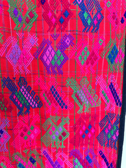 Vintage Handwoven Maya Textile Runner | Chichicastenango, Guatemala