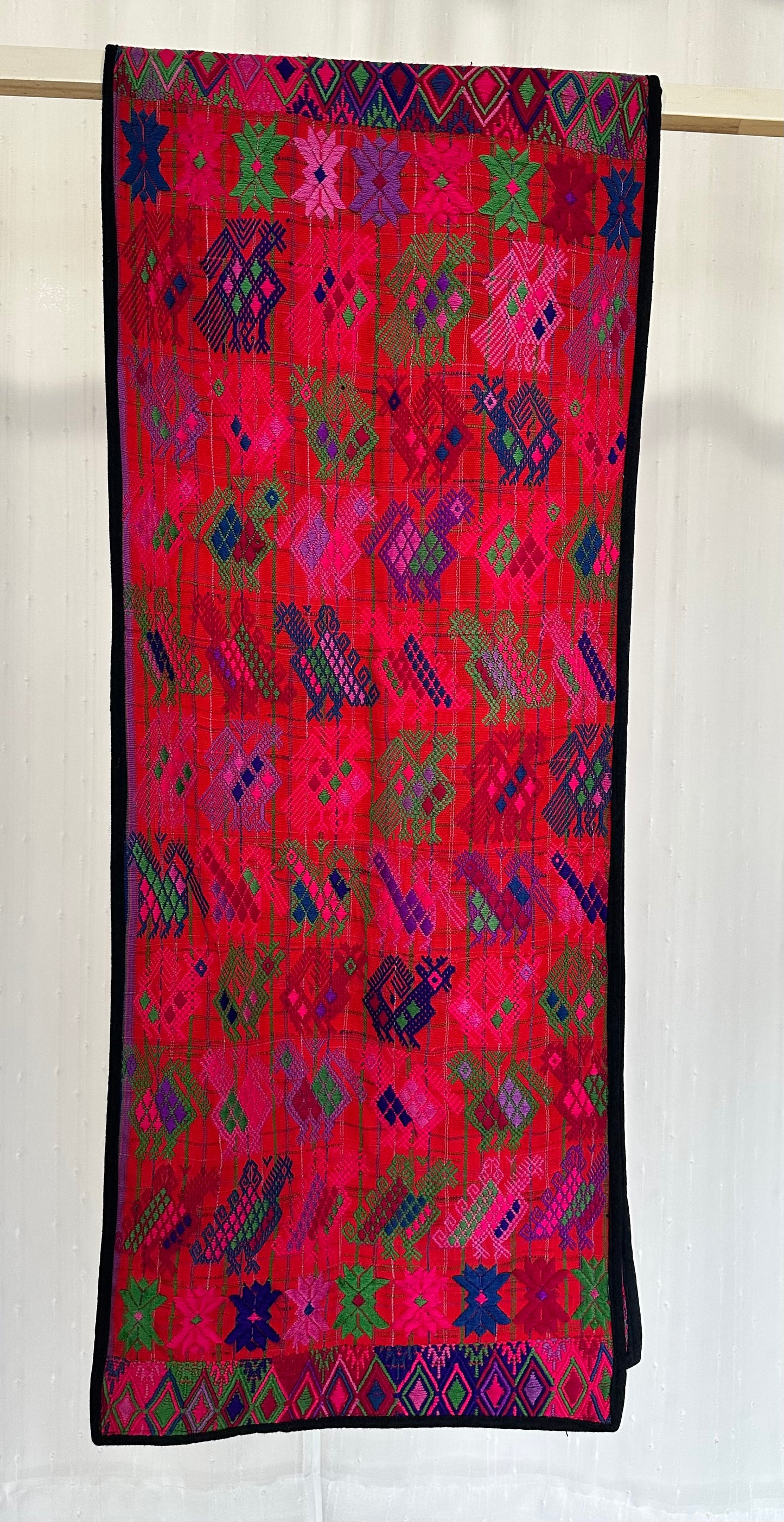 Vintage Handwoven Maya Textile Runner | Chichicastenango, Guatemala