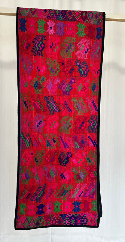 Vintage Handwoven Maya Textile Runner | Chichicastenango, Guatemala
